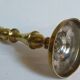 Old solid brass candle holder