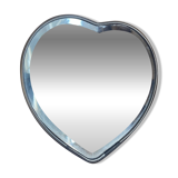 Beveled heart mirror