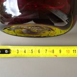 Contemporary art glassware, master glassmaker John A Slatcher. Gold & silver inclusion