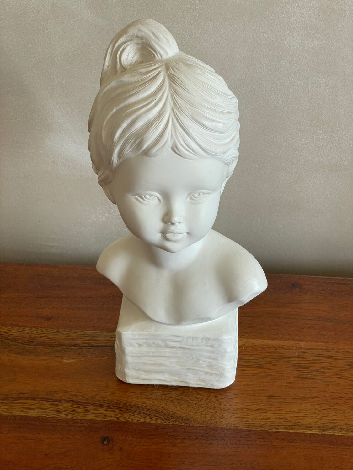 Plaster bust
