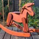 Rocking Horse La Varlope Solid Pine Wood Toy Child