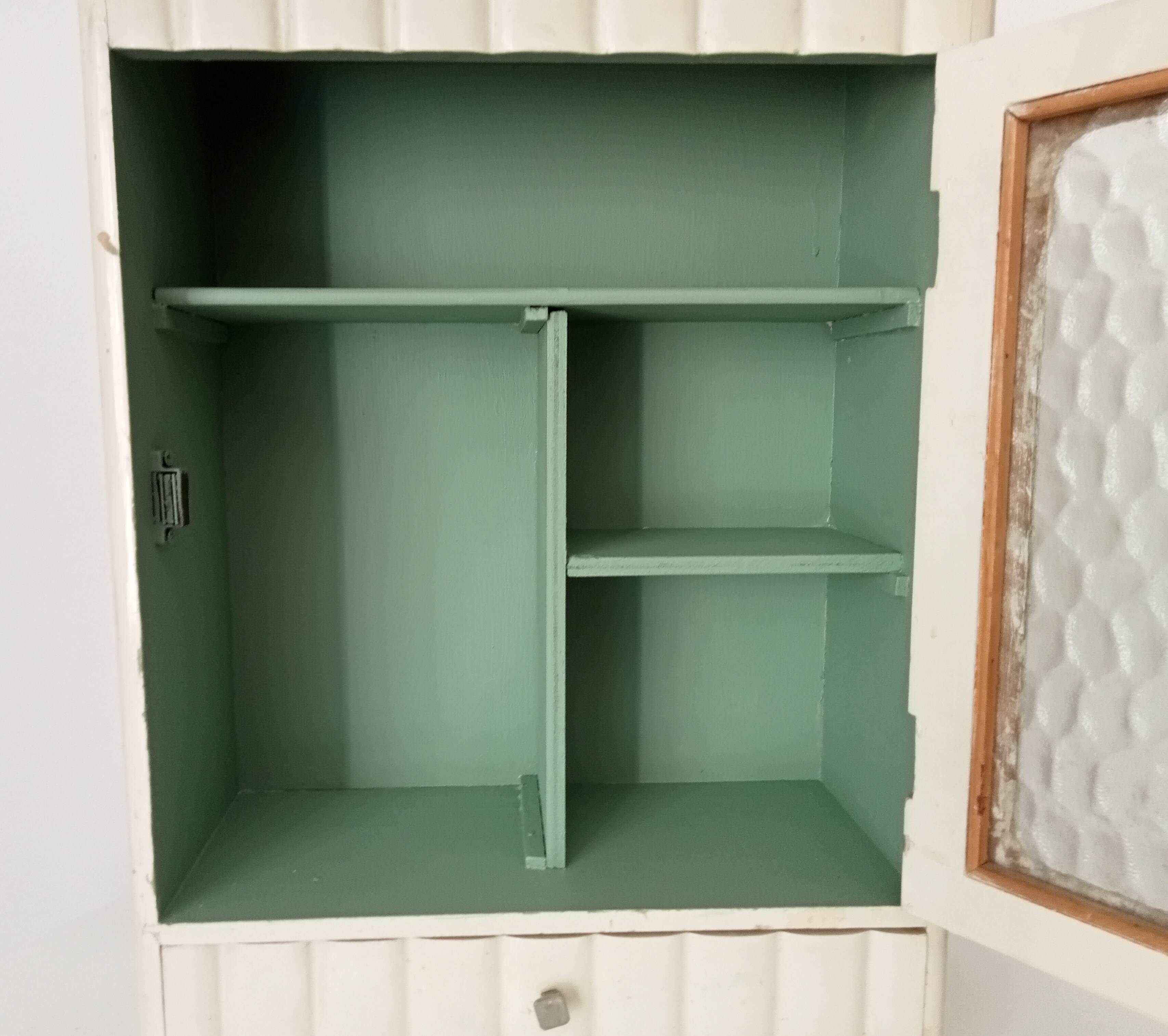 1950s art deco bathroom cabinet