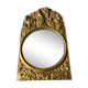 Miroir métal doré  27x 47 vintage