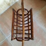Rattan magazine holders