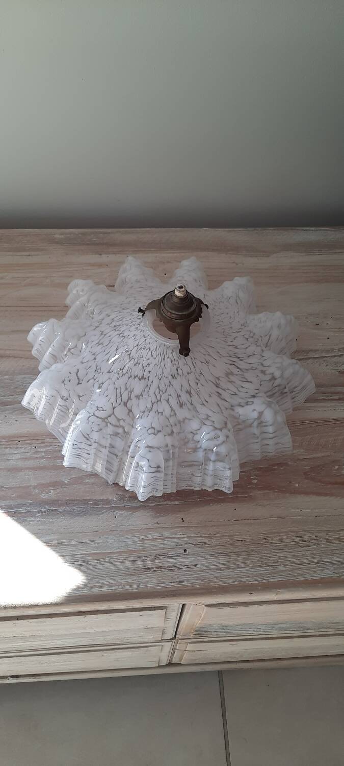 Opaline pendant light