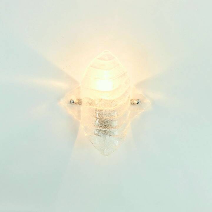 Mid Century Murano Glass Wall Light, 1970s