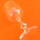 6 liquor walking glasses Transparent glass 1970s