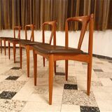 Set of 4 'Juliane' Teak Dining Chairs by Johannes Andersen for Uldum, Denmark 1960s