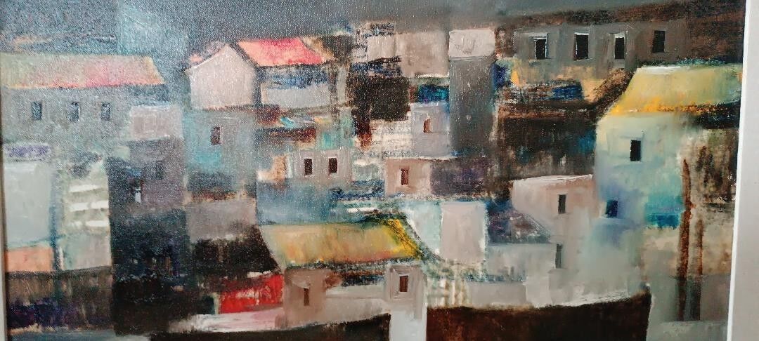 Oil painting on canvas - Marine - 1976 Lido Bettarini canvas 70x50 cm