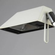 Minimalist White Adjustable Desk Lamp by Massive, Belgium — 1980s