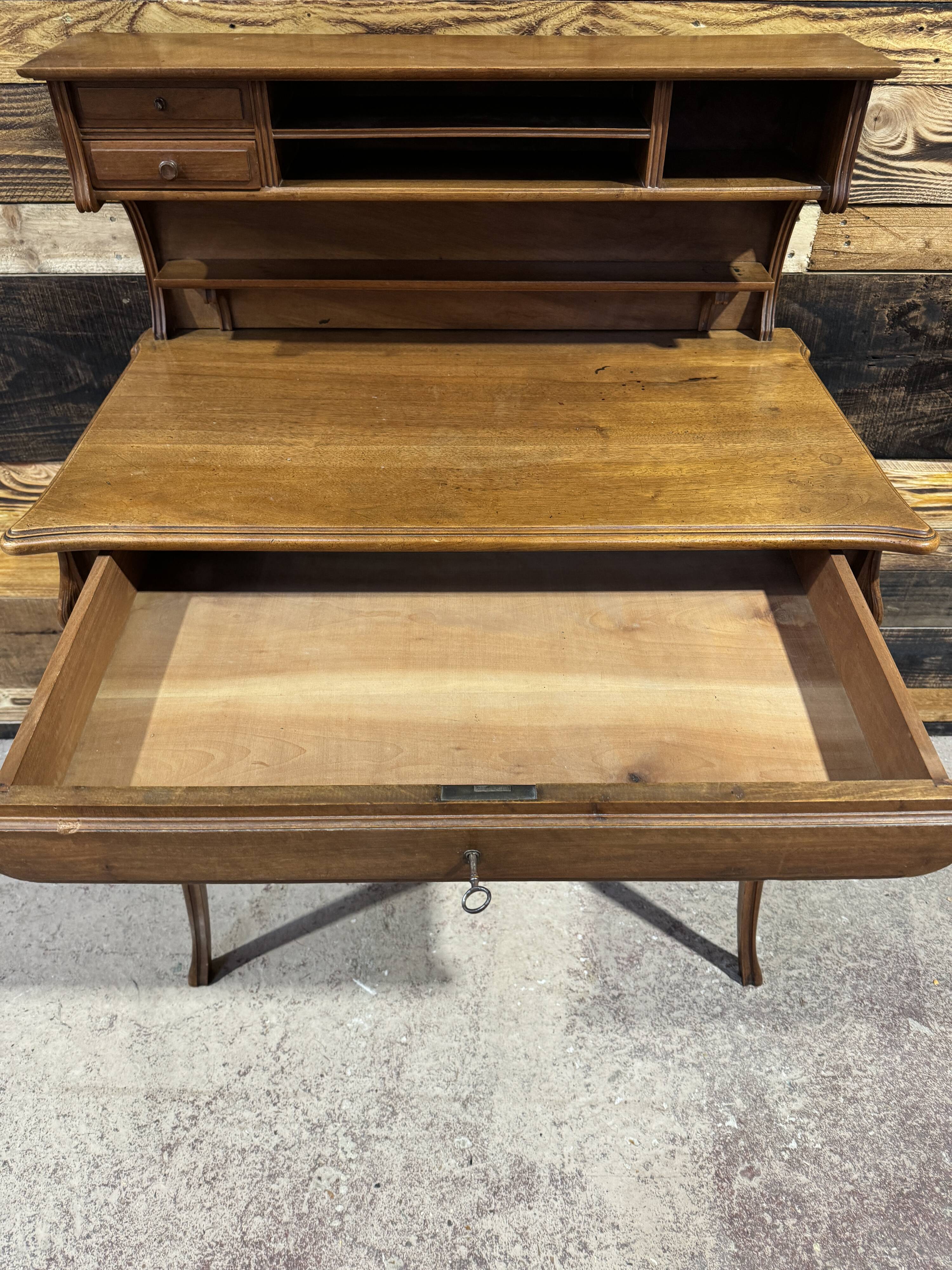 White walnut lady's desk