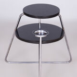 Restored Bauhaus Small Table, Chrome, Revived Polish, Czechia, 1930s