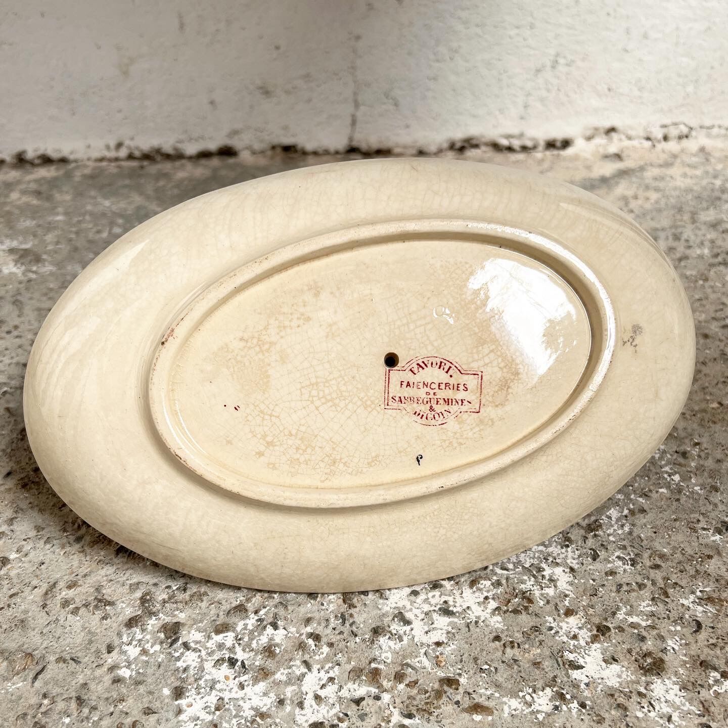 Saucière birds model Favori Sarreguemines & Digoin