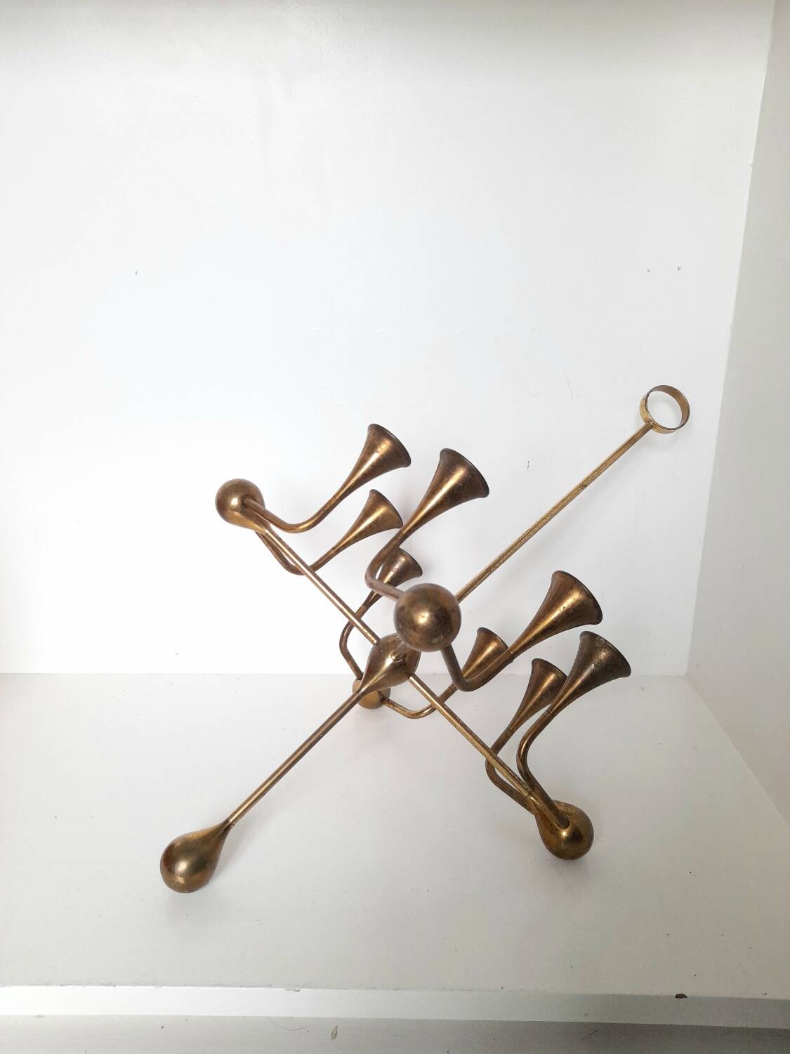 Danish candlestick Freddie Andersen solid brass