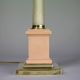 Lamp Tommaso Barbi Murano brass ceramic glass