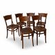 Set of six Authentic antique bentwood chairs, Antonio Volpe