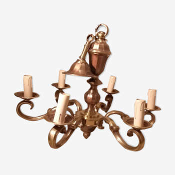 Bronze chandelier regency luminaires Petitot