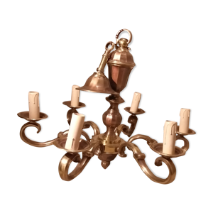 lustre en bronze régence