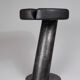 Solid wood sculptural side table, original contemporary design, logniture