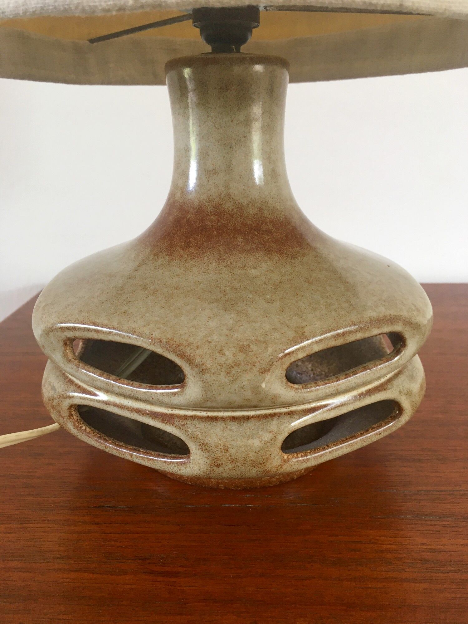 Vintage ceramic lamp West Germany stamped
