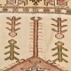 4x7 Cream & Brown Turkish Vintage Rug 120x211Cm SK 22198