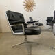 6 fauteuils en cuir Lobby Chair design Ray et Charles Eames, Hermann Miller