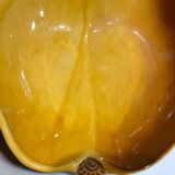 Vintage flat fruit basket in the shape of fruit apple autumn