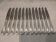12 silver-plated table knives by Christofle America, 24.5cm