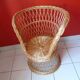 Wicker armchair from the 70s