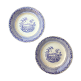 Pair of old Swedish plates
