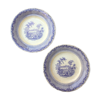 Pair of old Swedish plates