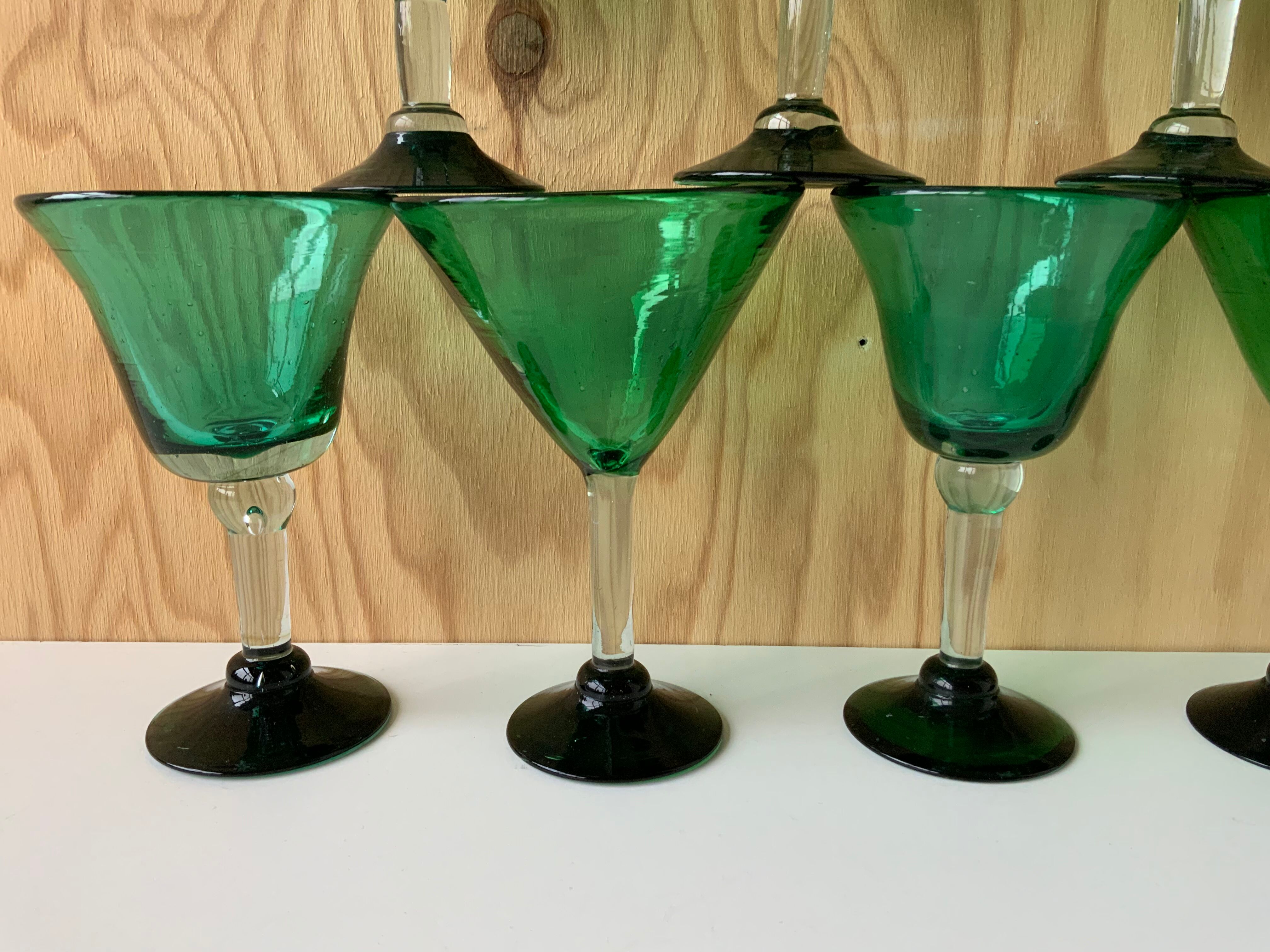 Vintage foot glasses