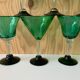 Verres à pied vintage