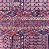 Ancient Turkmen Afghan Hatchlou handmade carpet 133x133 cm