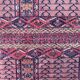 Ancient Turkmen Afghan Hatchlou handmade carpet 133x133 cm