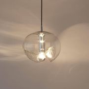 Clear Glass Pendants designed by Koch & Lowy, Germany, 1970s