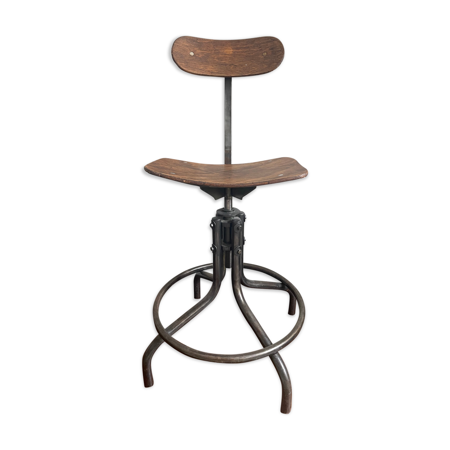 Atelier chair bienaise metal and wood