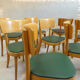 Lot of 8 vintage bistro chairs