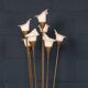 VINTAGE 20thC ITALIAN CALLA FLOOR LAMP BY ANGELO LELLI FOR ARREDOLUCE c1960
