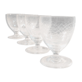 4 wine glasses
