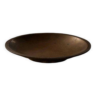 Danish Art Deco bronze bowl patinated by Just Andersen, "Just B-2025 DENMARK"