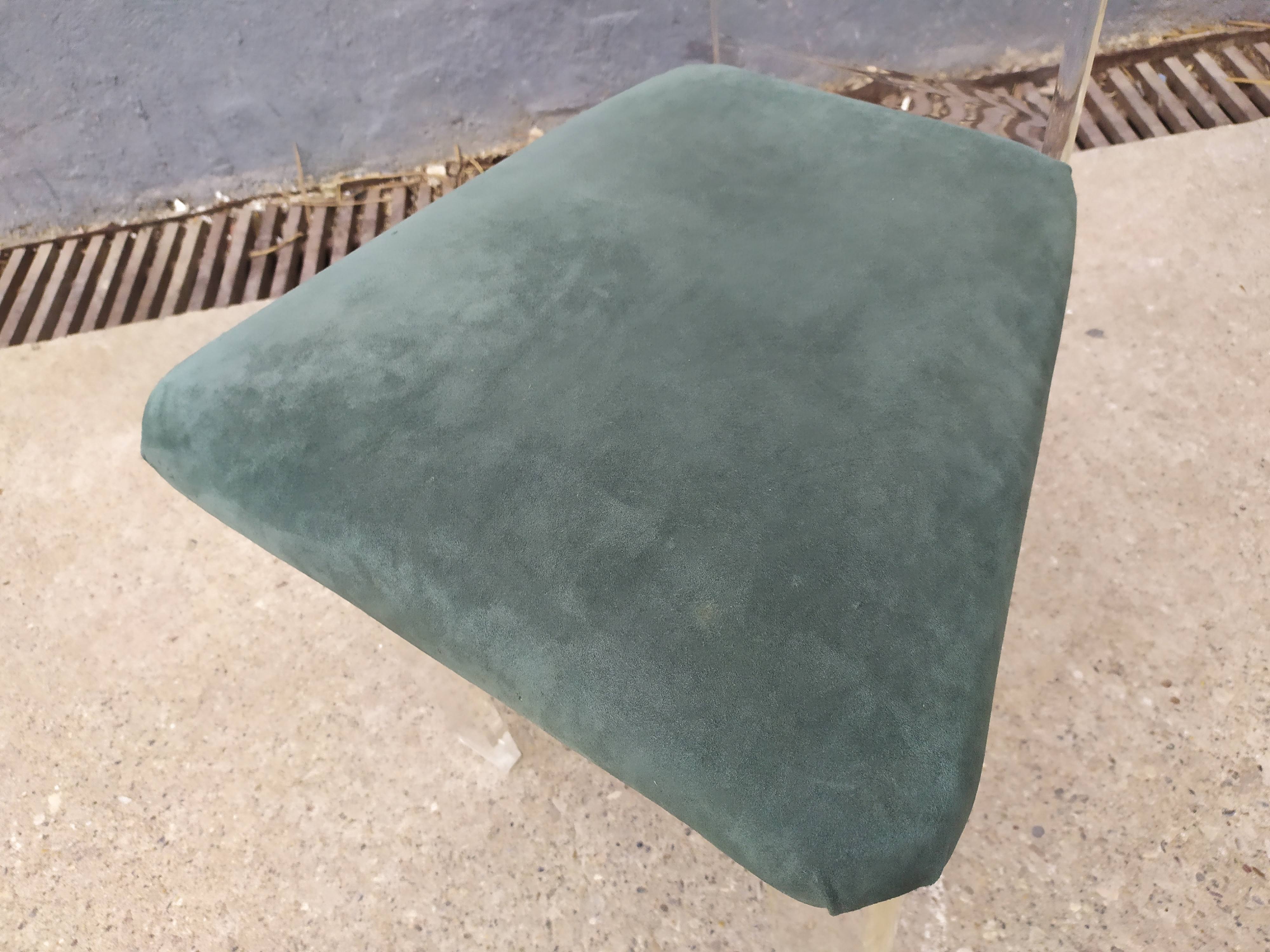 4 Plexiglas Roche and Bobois chairs