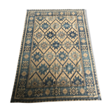 Tapis bleu et marron 140x299cm