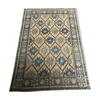 Blue and brown carpet 140x299cm