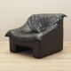 Fauteuil en cuir, design italien, années 1960, production : Italie