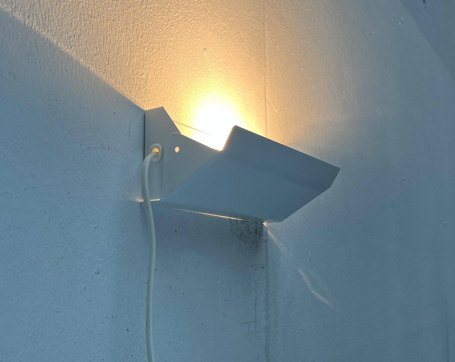 Mid-Century Space Age Danish Wall Lamp from Horn, 1960s
