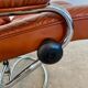 Vintage retro Ekornes Stressless reclining lounge chair & stool 1960s