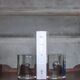Pair of Murano glass bookends by designer Barbini, modernist bookend.