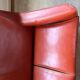 Cognac CAB Cassina 2-seater leather sofa