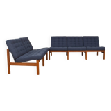 Mid-Century Teak „Moduline” Modular Sofa by Ole Gjerløv-Knudsen & Torben Li